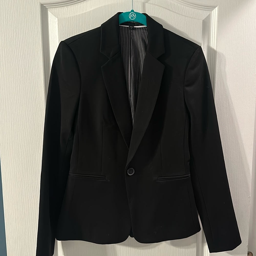 Express black suit jacket